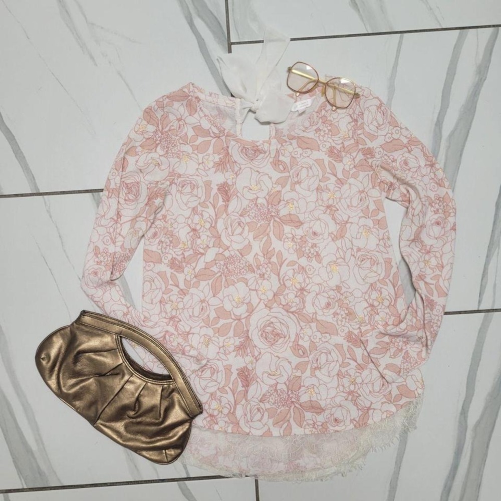 Boho y2k floral cozycore cozyvibes sweater Size Small by Lauren Conrad